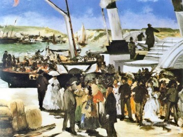 Die Abfahrt des Folkestone Bootes Eduard Manet Ölgemälde